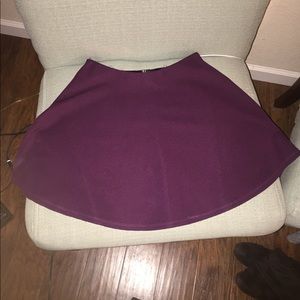 Purple flowy skirt